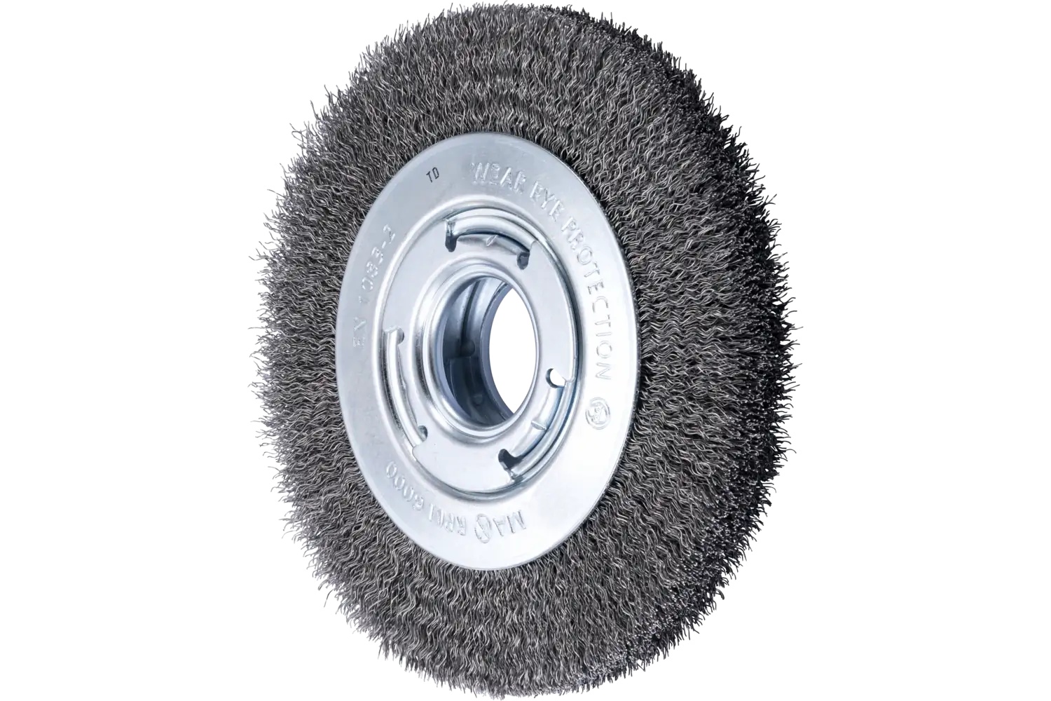 Picture of Pferd Crimped Wire Wheel Brush Psf 6" .014 Carbon Steel 1-1/4" Arbor